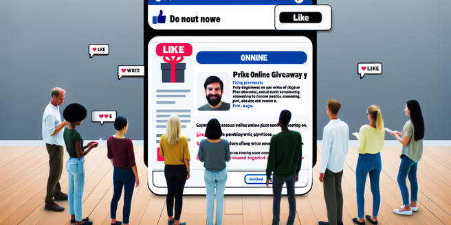 A group of people engaging on a social media