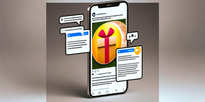 A screenshot of an online giveaway post on a