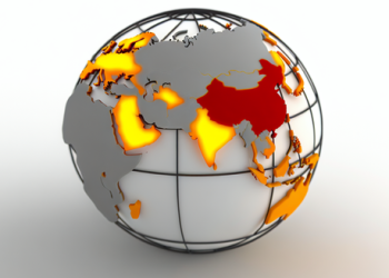 Image of a globe emphasizing the regions where the online giveaway is illegal