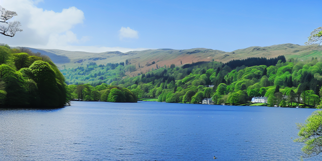 Scenic view showcasing the beauty of Lake Windermere